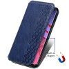 Шкіряний чохол книжка GETMAN Cubic (PU) для Samsung Galaxy A05 Синій (44249)
