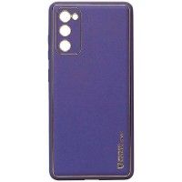 Шкіряний чохол Xshield для Samsung Galaxy S20 FE Фіолетовий (47426)