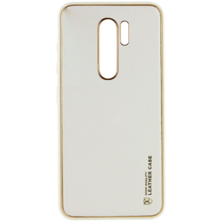 Шкіряний чохол Xshield для Xiaomi Redmi Note 8 Pro Белый (45020)