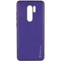 Шкіряний чохол Xshield для Xiaomi Redmi Note 8 Pro Фиолетовый (46498)