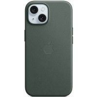 Чохол FineWoven (AAA) with MagSafe для Apple iPhone 15 (6.1'') Зелёный (44359)