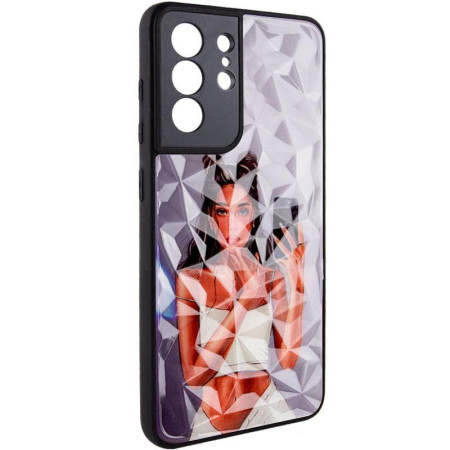 TPU+PC чохол Prisma Ladies для Samsung Galaxy S23 Ultra Чорний (43926)