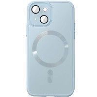 Чохол TPU+Glass Sapphire Midnight with MagSafe для Apple iPhone 15 (6.1'') Голубой (45031)