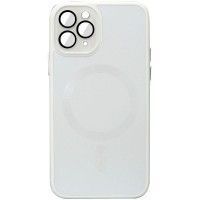 Чохол TPU+Glass Sapphire Midnight with MagSafe для Apple iPhone 15 Pro (6.1'') Белый (45050)