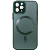 Чохол TPU+Glass Sapphire Midnight with MagSafe для Apple iPhone 15 Pro (6.1'') Зелёный (45052)