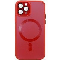 Чохол TPU+Glass Sapphire Midnight with MagSafe для Apple iPhone 15 Pro (6.1'') Красный (45053)