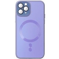 Чохол TPU+Glass Sapphire Midnight with MagSafe для Apple iPhone 15 Pro (6.1'') Сиреневый (45056)