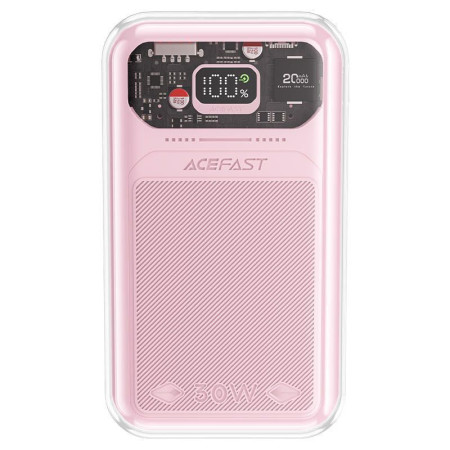 Портативний зарядний пристрій Power Bank Acefast M2-20000 Exploration 30W 20000 mAh Красный (46892)