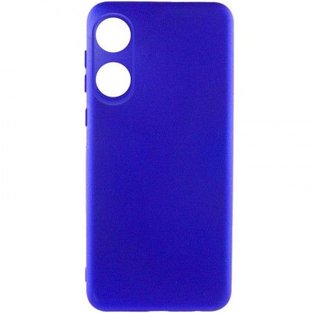 Чохол Silicone Cover Lakshmi Full Camera (A) для Oppo A58 4G Синій (47067)