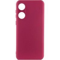 Чохол Silicone Cover Lakshmi Full Camera (A) для Oppo A78 4G Бордовый (45099)