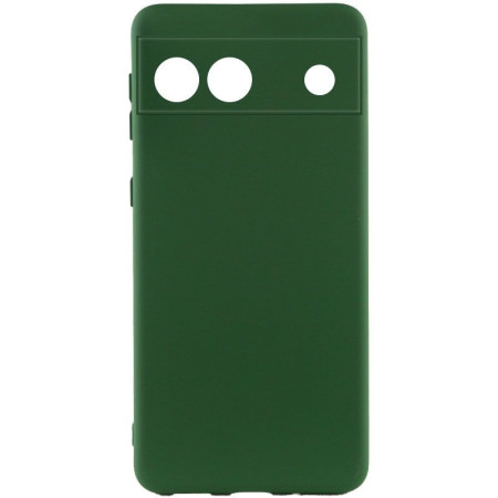 Чохол Silicone Cover Lakshmi Full Camera (A) для Google Pixel 6a Зелений (45120)