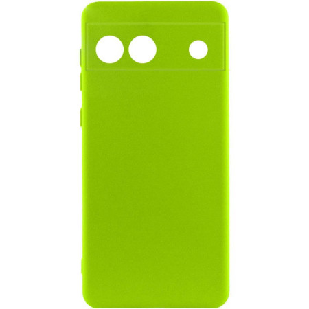 Чохол Silicone Cover Lakshmi Full Camera (A) для Google Pixel 6a Салатовий (45124)