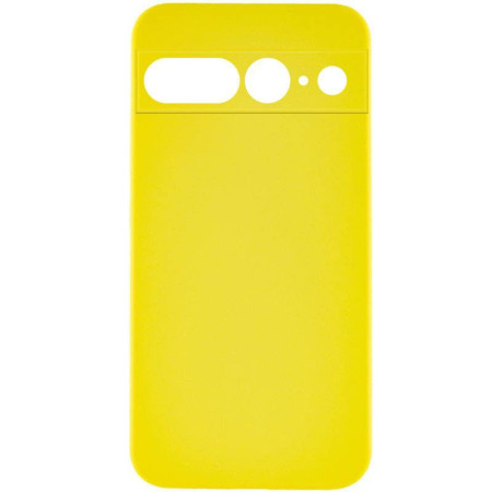 Чохол Silicone Cover Lakshmi Full Camera (AAA) для Google Pixel 7 Pro Жовтий (45888)