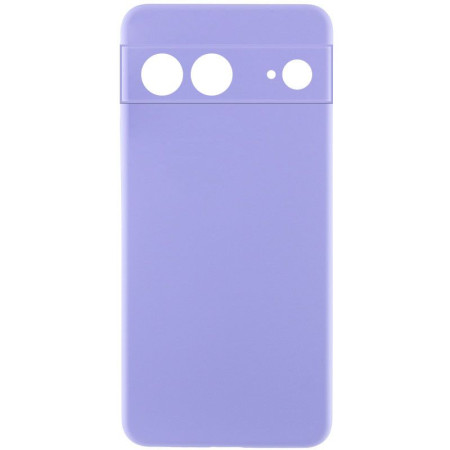 Чохол Silicone Cover Lakshmi Full Camera (AAA) для Google Pixel 7a Сиреневый (45910)