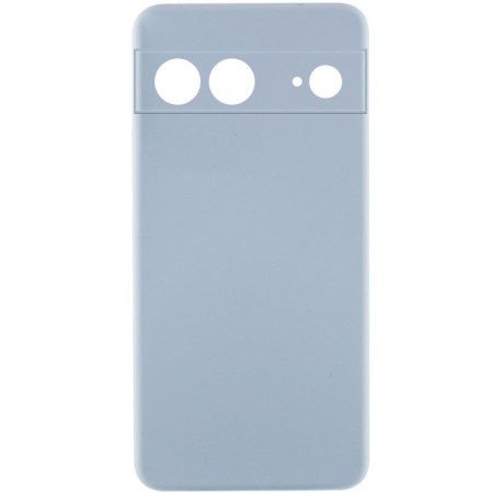 Чохол Silicone Cover Lakshmi Full Camera (AAA) для Google Pixel 7a Голубой (45901)