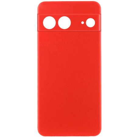 Чохол Silicone Cover Lakshmi Full Camera (AAA) для Google Pixel 7a Червоний (45904)