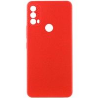 Чохол Silicone Cover Lakshmi Full Camera (AAA) для Motorola Moto E40 Красный (45952)