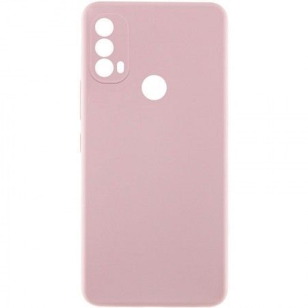Чохол Silicone Cover Lakshmi Full Camera (AAA) для Motorola Moto E40 Розовый (45956)