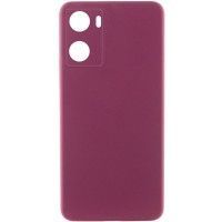 Чохол Silicone Cover Lakshmi Full Camera (AAA) для Oppo A57s / A77s Бордовый (45962)