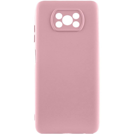 Чохол Silicone Cover Lakshmi Full Camera (AAA) для Xiaomi Poco X3 NFC / Poco X3 Pro Рожевий (46077)