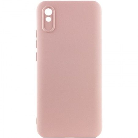 Чохол Silicone Cover Lakshmi Full Camera (AAA) для Xiaomi Redmi 9A Розовый (46105)