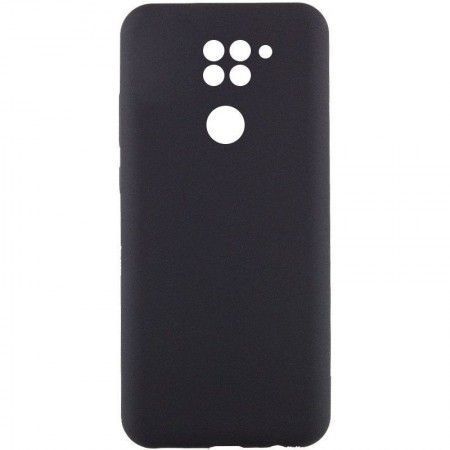 Чохол Silicone Cover Lakshmi Full Camera (AAA) для Xiaomi Redmi Note 9 / Redmi 10X Черный (46118)
