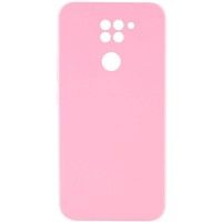 Чохол Silicone Cover Lakshmi Full Camera (AAA) для Xiaomi Redmi Note 9 / Redmi 10X Розовый (46113)