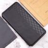 Шкіряний чохол книжка GETMAN Cubic (PU) для Motorola Moto E40 Чорний (46186)