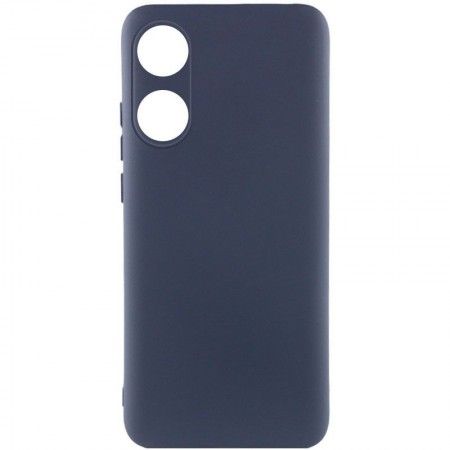 Чохол Silicone Cover Lakshmi Full Camera (AAA) для Oppo A78 4G Синий (45227)