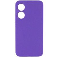 Чохол Silicone Cover Lakshmi Full Camera (AAA) для Oppo A78 4G Фиолетовый (45228)