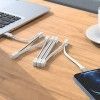 Дата кабель Hoco U103 Magnetic Absorption USB to Lightning (1m) Білий (44390)