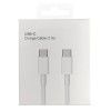 Дата кабель для Apple iPhone USB-C to USB-C FineWoven (AAA grade) (1m) (box) Білий (47080)