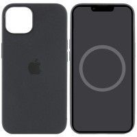 Чохол Silicone case (AAA) full with Magsafe and Animation для Apple iPhone 15 (6.1'') Чорний (45490)