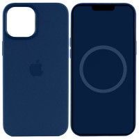 Чохол Silicone case (AAA) full with Magsafe and Animation для Apple iPhone 15 (6.1'') Синій (45487)