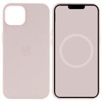 Чохол Silicone case (AAA) full with Magsafe and Animation для Apple iPhone 15 Plus (6.7'') Розовый (45497)