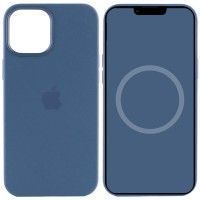 Чохол Silicone case (AAA) full with Magsafe and Animation для Apple iPhone 15 Plus (6.7'') Синій (45492)