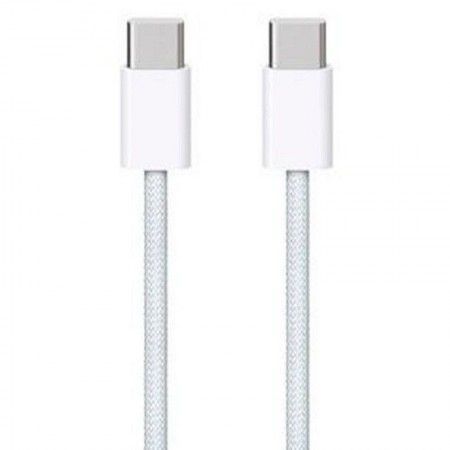 Дата кабель USB-C to USB-C FineWoven for Apple (AAA) (1m) (box) Білий (45606)