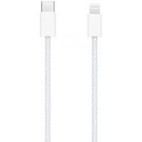Дата кабель USB-C to Lightning FineWoven Mac PD for Apple (AAA) (1m) (no box) Белый (45613)