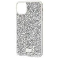 TPU чохол Bling World Rock Diamond для Apple iPhone 15 Pro (6.1'') Сріблястий (45682)