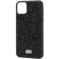 TPU чохол Bling World Rock Diamond для Apple iPhone 15 Pro (6.1'') Черный (46541)