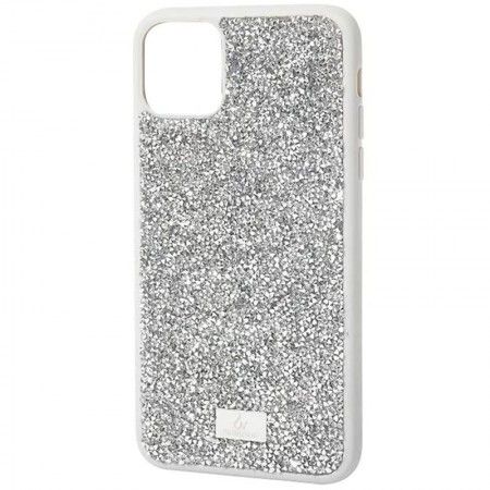 TPU чохол Bling World Rock Diamond для Apple iPhone 15 Pro Max (6.7'') Серебристый (45685)