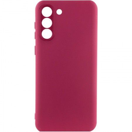 Чохол Silicone Cover Lakshmi Full Camera (A) для Samsung Galaxy S24+ Бордовый (46601)