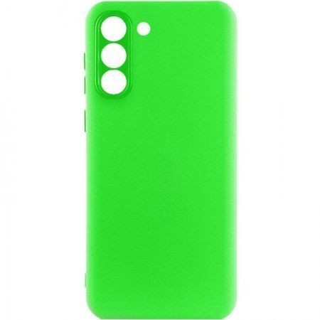 Чохол Silicone Cover Lakshmi Full Camera (A) для Samsung Galaxy S24+ Салатовий (46609)