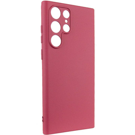 Чохол Silicone Cover Lakshmi Full Camera (A) для Samsung Galaxy S24 Ultra Бордовий (46587)