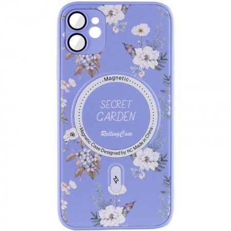 TPU+PC чохол Secret Garden with MagSafe для Apple iPhone 12 (6.1'') С рисунком (45694)