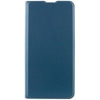 Шкіряний чохол книжка GETMAN Elegant (PU) для Motorola Moto G32 Синій (46323)