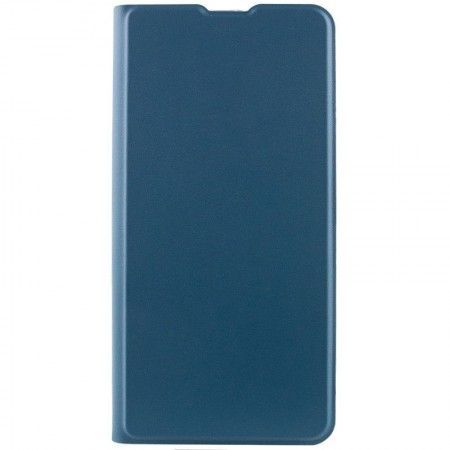 Шкіряний чохол книжка GETMAN Elegant (PU) для Motorola Moto G32 Синий (46323)