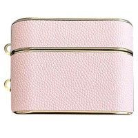 Шкіряний футляр Suitcase для навушників AirPods 3 Рожевий (46381)