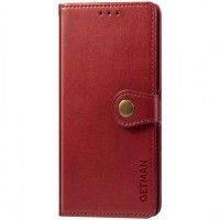 Шкіряний чохол книжка GETMAN Gallant (PU) для Samsung Galaxy S23 FE Красный (46970)