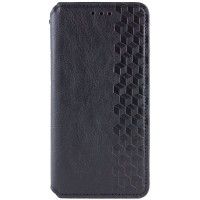 Шкіряний чохол книжка GETMAN Cubic (PU) для Samsung Galaxy S24 Чорний (47003)